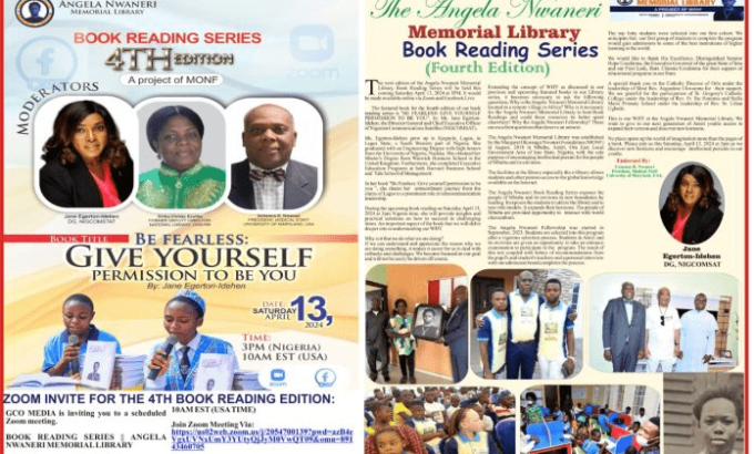 The Angela Nwaneri Memorial Library Book Reading Series 4